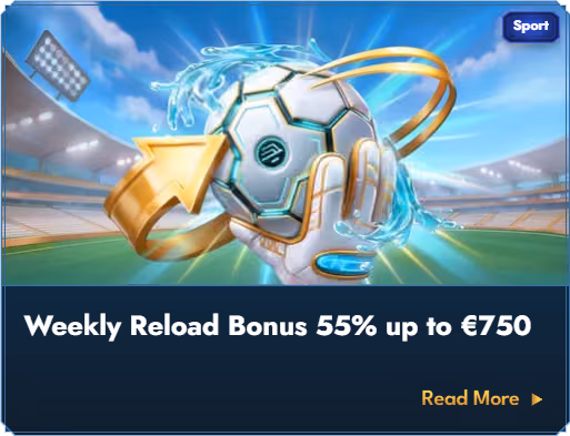 Casea Casino weekly reload bonus banner