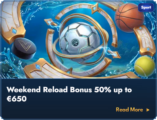 Casea Casino weekend reload bonus banner
