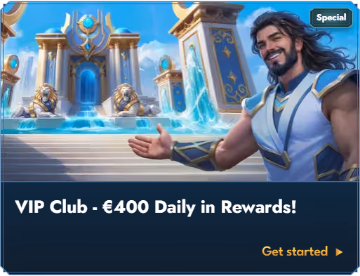 Casea Casino VIP Club rewards banner